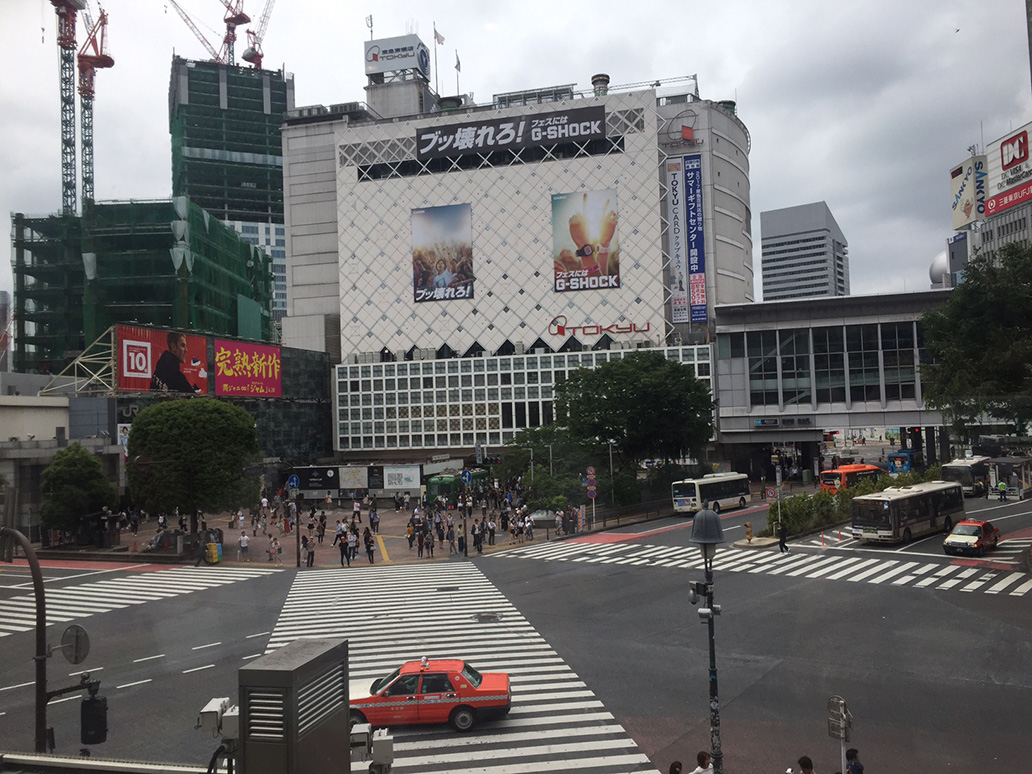 L'attraversamento pedonale di Shibuya