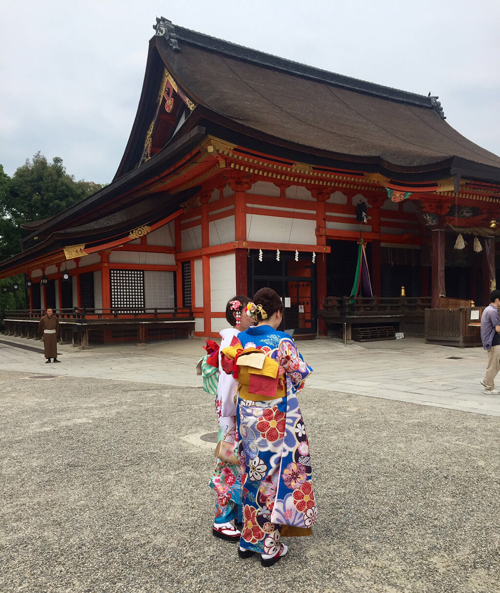 Kyoto donne in Kimono per le vie della città