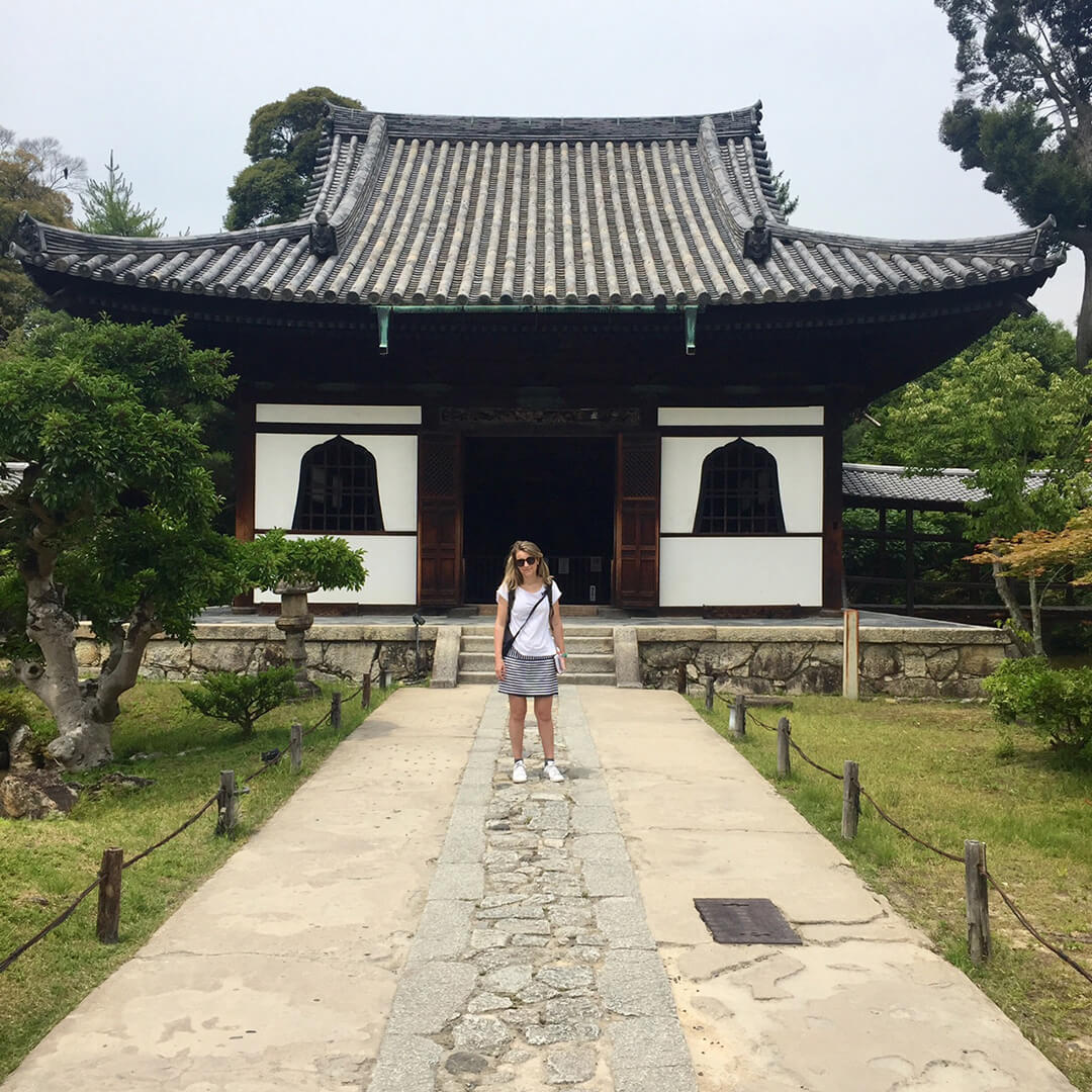 Io al Kodaiji temple di Kyoto