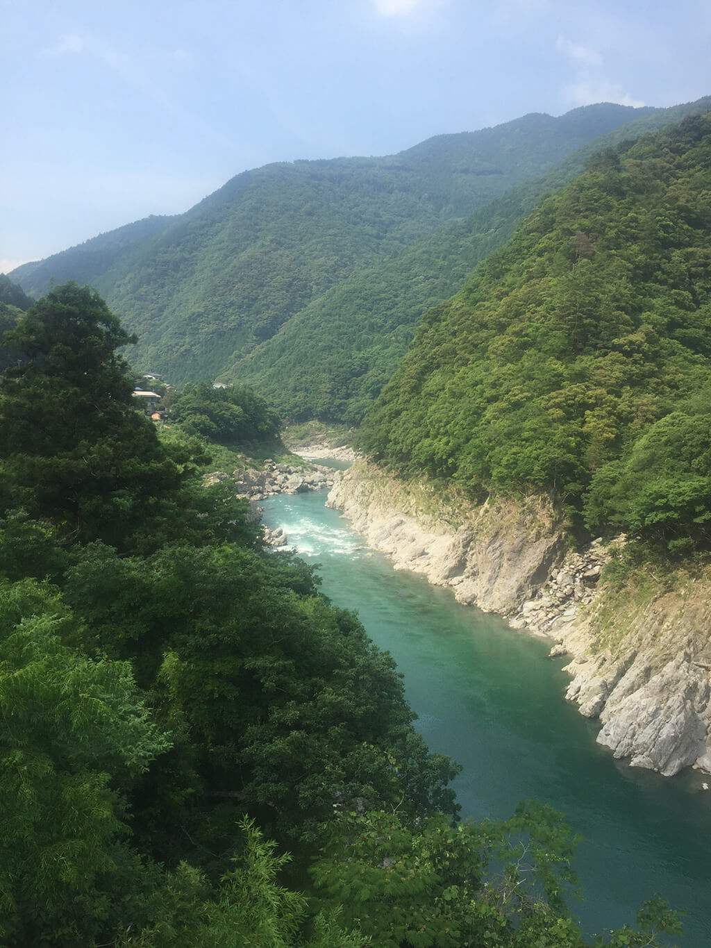 Il paesaggio della valle Iya