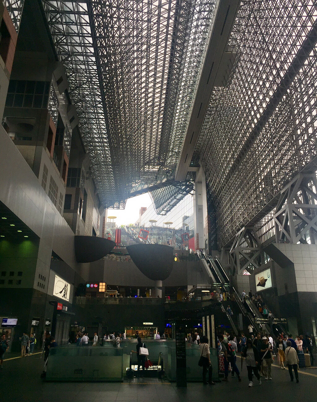L'architettura della stazione di Kyoto