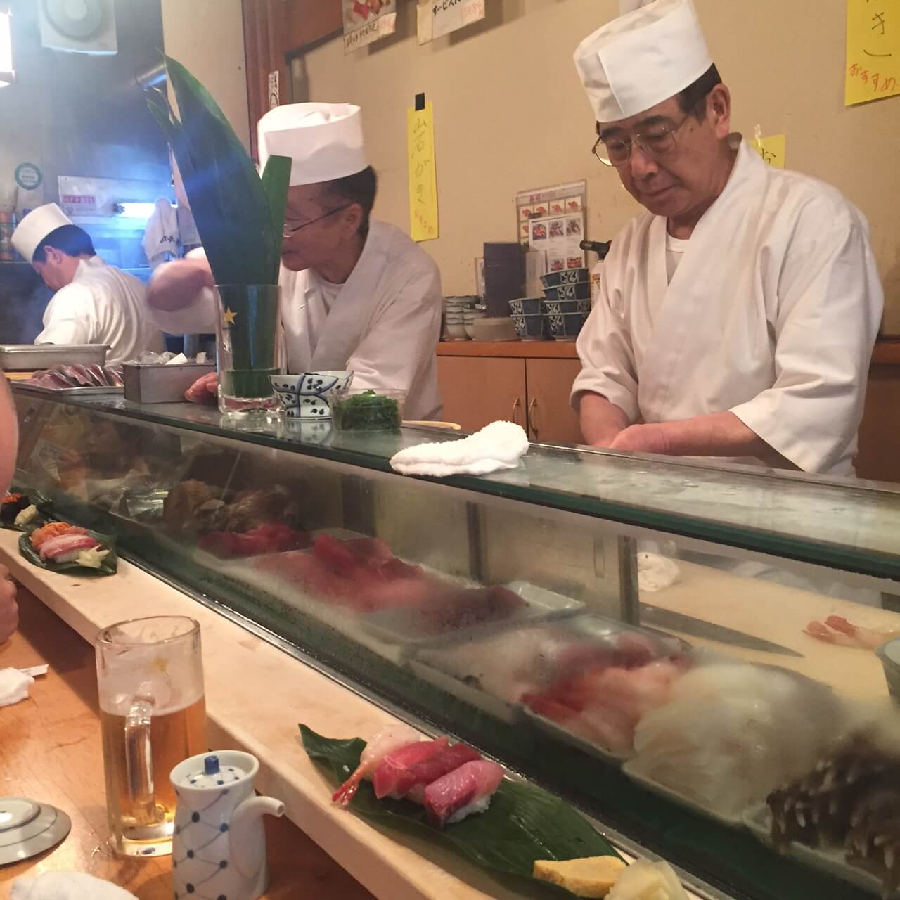 Il primo sushi in Giappone